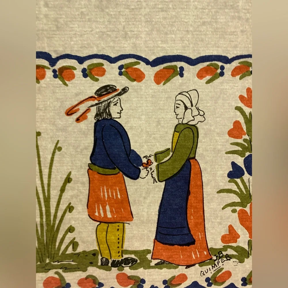 Vintage Henroit Quimper Greeting Cards Lot Of 100